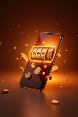 هاتف يعرض تطبيق كازينو فاموبلاي